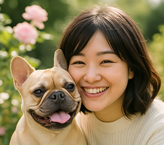 ペットと笑顔の暮らし